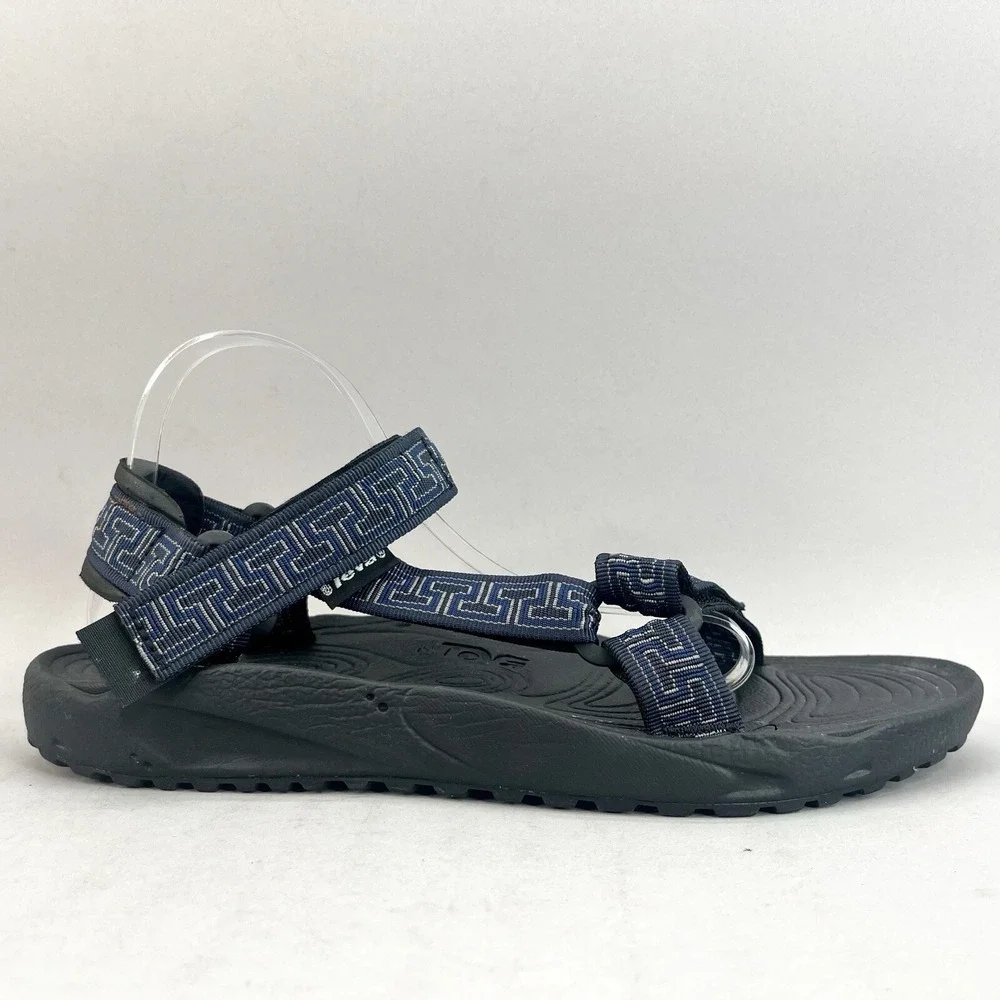 Teva Mens 11 Hurricane Sandals Shoes Navy Aztec Hiking Outdoor Strappy‎ Water